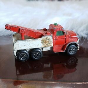Vintage 1960's Lesney Matchbox 1968 Vintage Ford HEAVY WRECK TRUCK Esso Matchbox